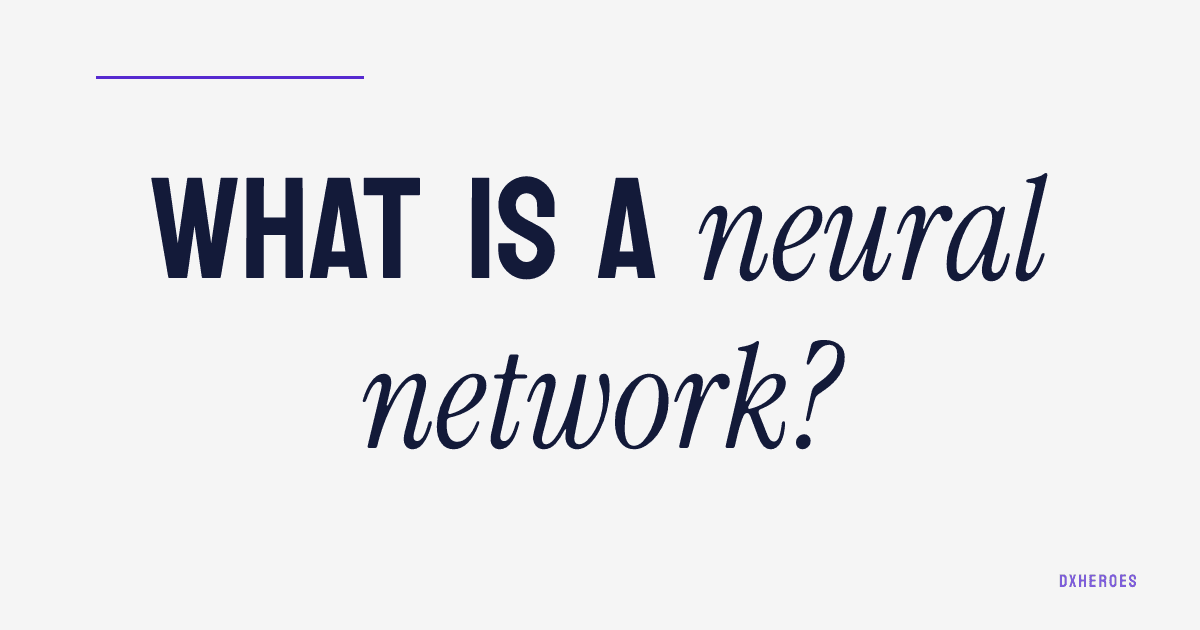 What is a neural network?