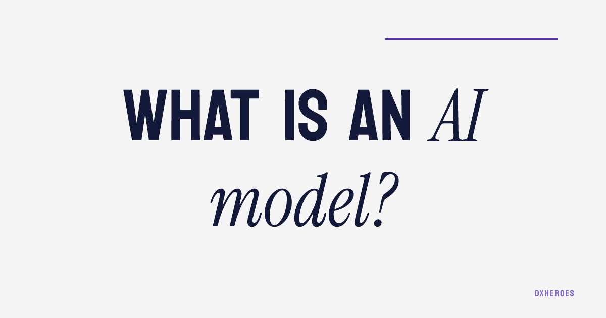 What is an AI model?