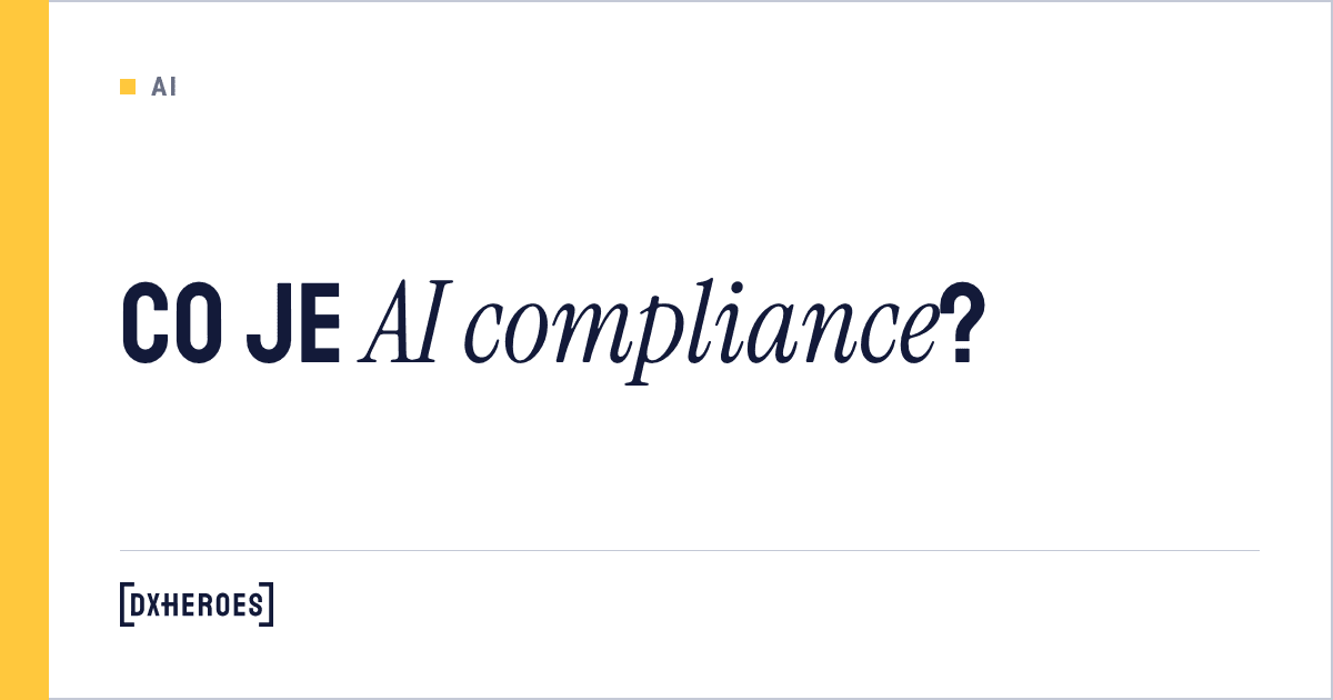 Co je AI compliance?