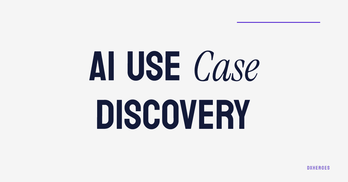AI Use Case Discovery — Process Mapping and AI Opportunity Workshop