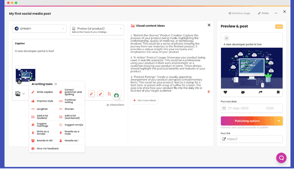 Article Image Publish AI